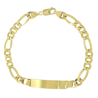 <P><STRONG>Esclava de Hombre</STRONG><BR>Fabricada en <STRONG>Oro de 18 kilates<BR></STRONG>Eslabon modelo&nbsp;3x1 de 8 mm de a