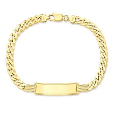 <STRONG>Esclava de Hombre de Oro eslabon barbado 6 mm<BR>Esclava para hombre</STRONG> con eslabon barbado&nbsp;de 5 mm. Las dime