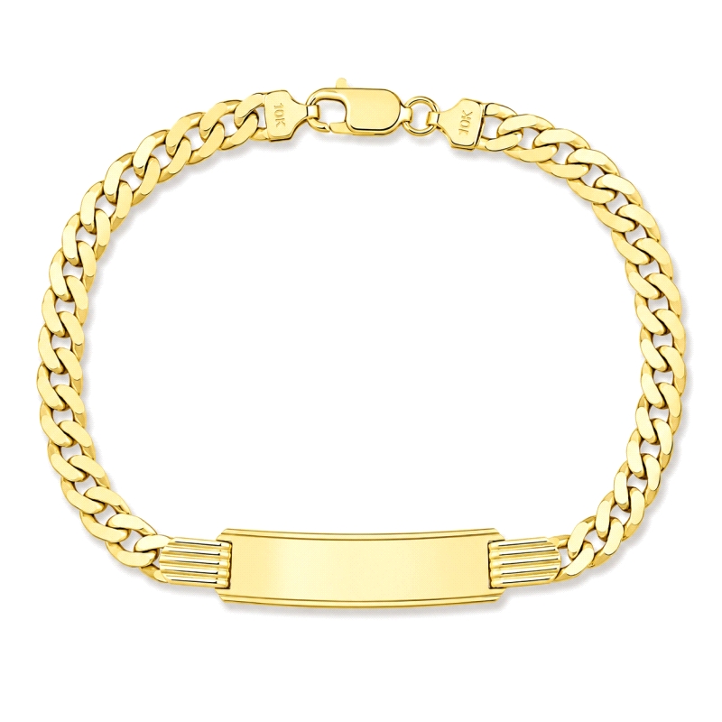 <STRONG>Esclava barbada de oro 5 mm <BR></STRONG>Esta <STRONG>esclava unisex de oro</STRONG> tiene eslabones&nbsp;barbado de 5&n