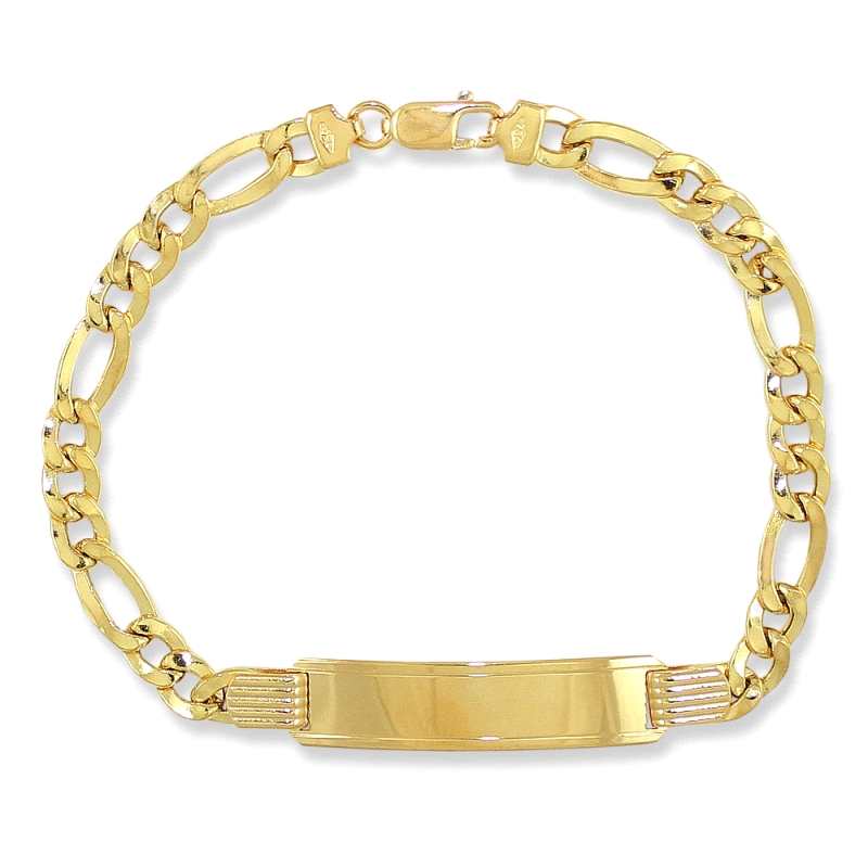 <STRONG>Esclava 3x1 oro 18 k 6 mm</STRONG> <BR><STRONG>Esclava para hombre de oro</STRONG> de eslabon 3x1 con un ancho de <STRON