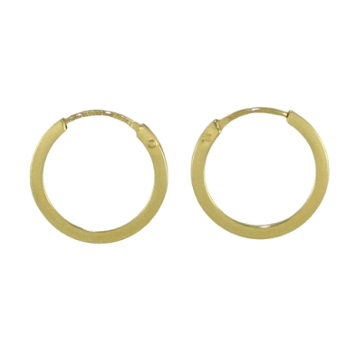 <P><STRONG>Pendiente aro oro 18 kilates plano.&nbsp;Argolla de oro&nbsp;plana</STRONG>&nbsp;un complemento clasico y siempre a l