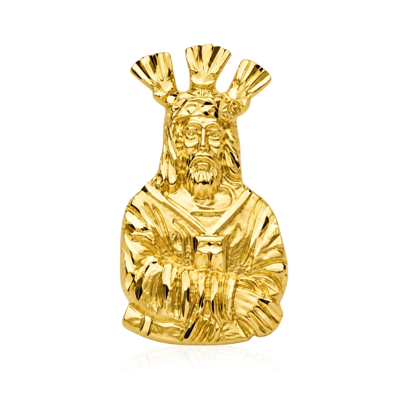 <STRONG>Medalla silueta Cautivo 31 x 17 mm oro amarillo 18k</STRONG>. <STRONG>Medalla</STRONG> de Nuestro Padre Jesús<STRONG> Ca