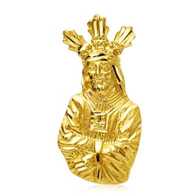 <STRONG>Medalla silueta Cautivo 27 x 13 mm oro amarillo 18k</STRONG>. <STRONG>Medalla Cautivo</STRONG> en silueta fabricada en <