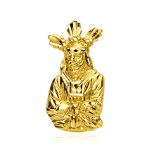 <STRONG>Medalla silueta Cautivo 19 x 10 mm oro amarillo 18k</STRONG>. Medalla <STRONG>Cautivo</STRONG> en silueta fabricada en <