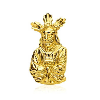 <STRONG>Medalla silueta Cautivo 19 x 10 mm oro amarillo 18k</STRONG>. Medalla <STRONG>Cautivo</STRONG> en silueta fabricada en <
