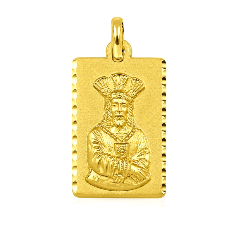 <STRONG>Medalla Cautivo 24 x 15 mm oro amarillo 18k</STRONG>. <STRONG>Medalla&nbsp;rectangular</STRONG> de Nuestro Padre Jesús <