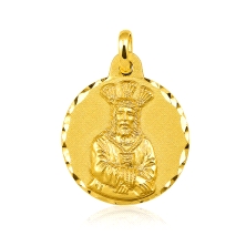 <STRONG>Medalla Cautivo 21 mm oro amarillo 18k tallas</STRONG>. Medalla del Cautivo con un diametro de <STRONG>21 mm</STRONG>. E