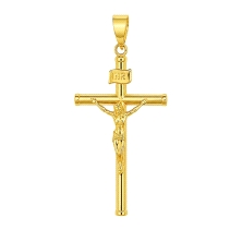 <STRONG>Cruz con cristo oro 9 kilates 25mm</STRONG>. <STRONG>Cruz&nbsp;</STRONG>de<STRONG> tubo</STRONG> con <STRONG>cristo</STR
