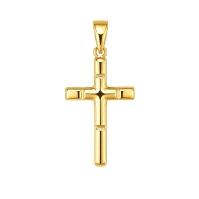 <P><STRONG>Cruz matizada oro 9 kilates.</STRONG><BR><STRONG>Cruz</STRONG> sin cristo con acabado matizado&nbsp;y los extremos en