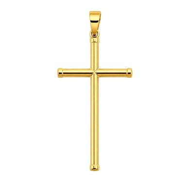 <STRONG>Cruz tubo oro 9 kilates sin cristo</STRONG>. <STRONG>Cruz</STRONG> de <STRONG>tubo</STRONG> fabricada en <STRONG>oro</ST