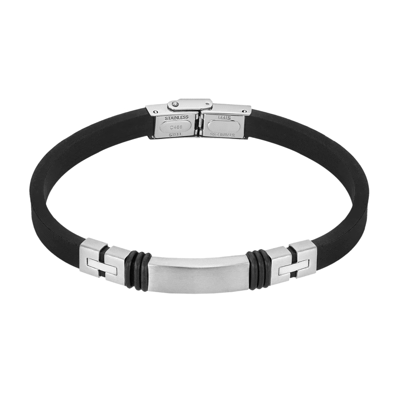 <STRONG>Pulsera hombre Lotus LS2539-2/1 de caucho y acero</STRONG><BR>Pulsera Lotus para hombre de caucho con parte central en a