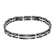 <STRONG>Pulsera Lotus acero negra hombre LS2596-2/2&nbsp;&nbsp; <BR>Pulsera</STRONG> para<STRONG> hombre Lotus</STRONG>&nbsp;de<