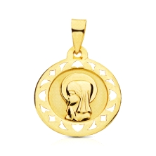 <P><STRONG>Medalla virgen niña 18 mm oro amarillo 18k calada</STRONG>. <STRONG>Medalla</STRONG>&nbsp;virgen niña con&nbsp;un dia
