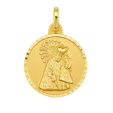 <STRONG>Medalla Virgen de los Desamparados 17 mm oro 18k</STRONG>. Medalla con la imagen de la <STRONG>Virgen</STRONG> de los <S