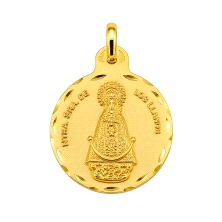 <STRONG>Medalla&nbsp;Virgen de los Llanos 21 mm oro 18k tallas</STRONG>. Medalla de la <STRONG>Virgen</STRONG> de los <STRONG>Ll