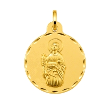 <STRONG>Medalla Santa Inés 21 mm oro 18k tallas</STRONG>. Medalla religiosa <STRONG>Santa Ines</STRONG> fabricada en <STRONG>oro