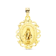 <P><STRONG>Medalla Virgen Milagrosa 23 x 16 mm oro 18k calada</STRONG>. Esta <STRONG>medalla</STRONG> de la <STRONG>Virgen Milag