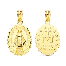 <P><STRONG>Medalla Virgen Milagrosa&nbsp;25 x 18 mm oro 18k</STRONG>. Medalla de la <STRONG>Virgen Milagrosa</STRONG> con forma 