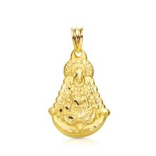 <STRONG>Medalla Virgen del rocio 25 x 20 mm oro 18k silueta</STRONG>. <STRONG>Medalla </STRONG>de la silueta del la <STRONG>Virg