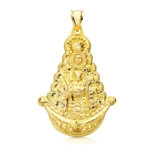 <STRONG>Medalla Virgen del Rocio 40 x 25 mm oro 18k silueta</STRONG>. <STRONG>Medalla</STRONG> de la <STRONG>Virgen del rocio</S