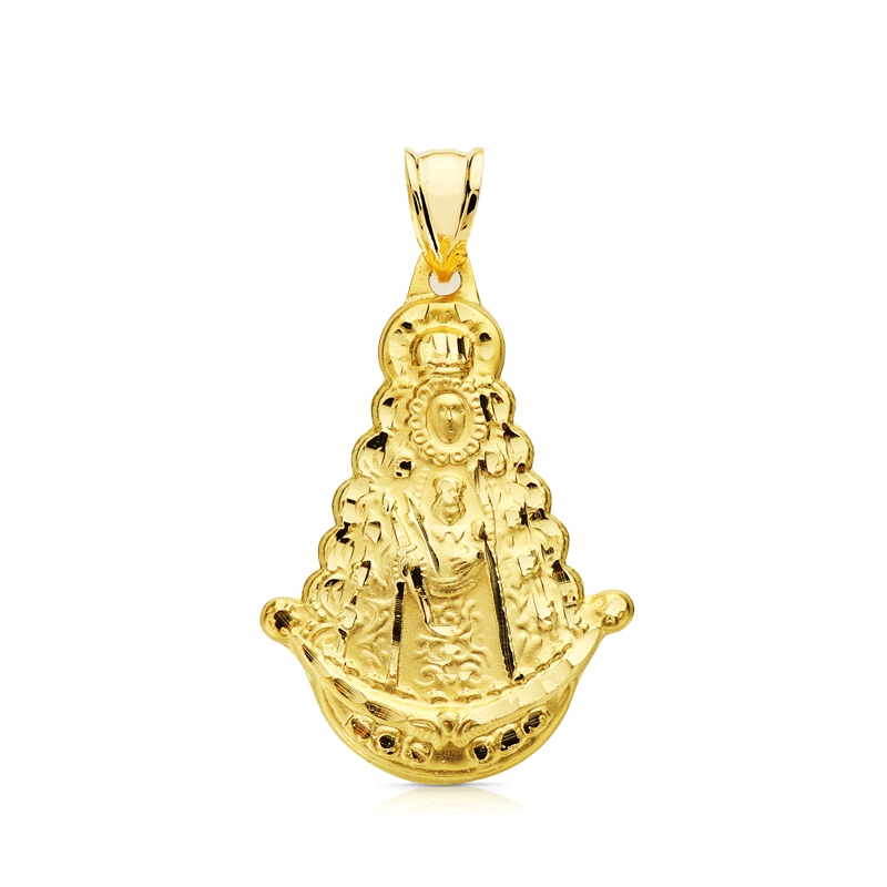 <P><STRONG>Medalla Virgen del Rocio&nbsp;30 x 20 mm oro 18k silueta</STRONG>. <STRONG>Medalla</STRONG> de la <STRONG>Virgen del 