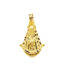 <STRONG>Medalla Virgen del Rocio 25 x 20 mm oro 18k silueta</STRONG>. <STRONG>Medalla</STRONG> de la<STRONG> Virgen del Rocio</S