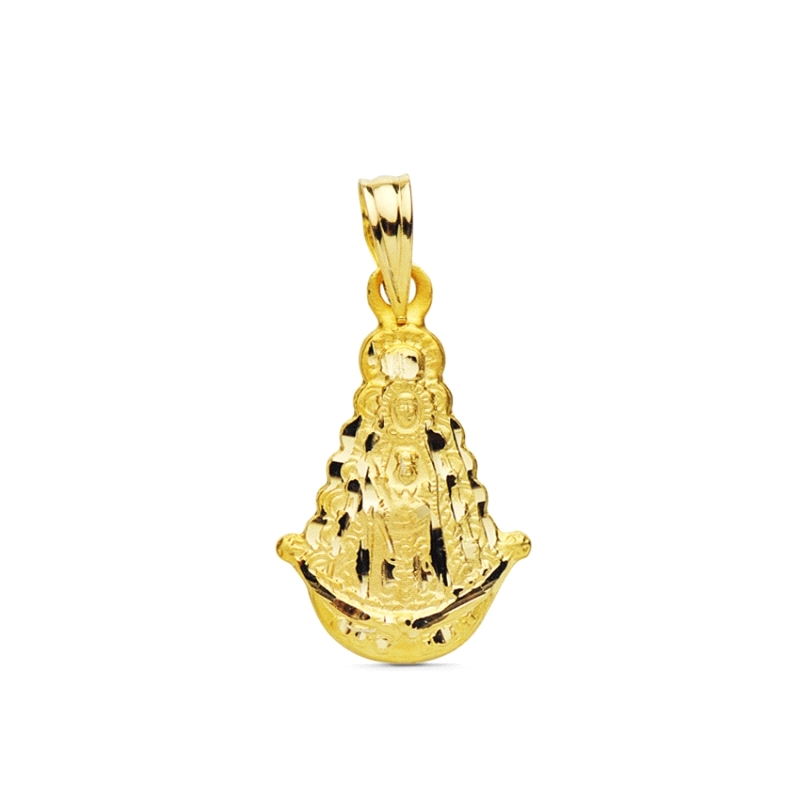 <P><SPAN><SPAN><STRONG>Medalla Virgen del Rocio 15 x 10 mm oro 18k silueta</STRONG>. <STRONG>Medalla</STRONG> en <STRONG>silueta
