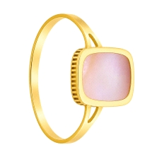 <STRONG>Anillo mujer oro 18k nacar rosa.</STRONG><BR>Sortija<STRONG>&nbsp;de mujer</STRONG> que tiene en su frente una piedra na