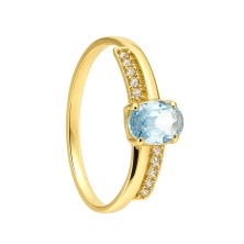 <STRONG>Anillo mujer oro 18k aguamarina.</STRONG><BR><STRONG>Anillo</STRONG> de <STRONG>mujer</STRONG> con&nbsp;<STRONG>aguamari