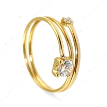 <STRONG>Anillo cruzado mujer oro 18 kilates</STRONG>. <BR><STRONG>Sortija</STRONG> para <STRONG>mujer</STRONG> de <STRONG>oro</S