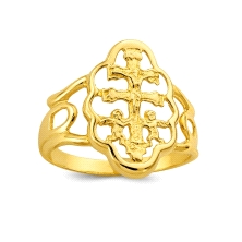 <STRONG>Anillo mujer oro 18k cruz de caravaca <BR>Anillo</STRONG> para <STRONG>mujer</STRONG> con la <STRONG>cruz de carabaca</S