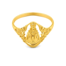 <STRONG>Anillo mujer oro 18k Virgen del Rocio.</STRONG><BR><STRONG>Sortija</STRONG>&nbsp;para <STRONG>mujer</STRONG> con la imag