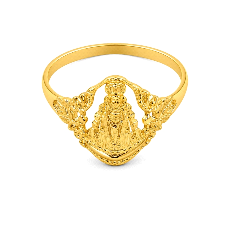 <STRONG>Anillo mujer oro 18k Virgen del Rocio.</STRONG><BR><STRONG>Sortija</STRONG>&nbsp;para <STRONG>mujer</STRONG> con la imag