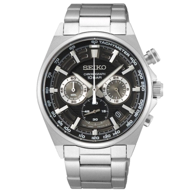 Reloj Seiko Hombre SSB397P1<BR>Caja y Brazalete de acero y esfera gris con cronografo