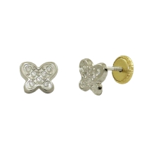 <STRONG>Pendiente de bebe mariposa oro 18 kilates</STRONG>. <STRONG>Pendientes de niña de oro&nbsp;con forma de mariposa</STRONG