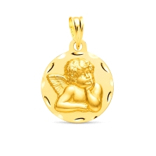 <P><STRONG>Medalla&nbsp;Angelito</STRONG> Querubín de Rafael (7)<BR>Fabricado en <STRONG>Oro de 9 Kilate</STRONG>s<BR>14 mm de D