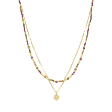 <STRONG>Collar Luxenter multicolor NXA803YC2000</STRONG>&nbsp; <BR><STRONG>Gargantilla</STRONG> de <STRONG>mujer doble Luxenter<