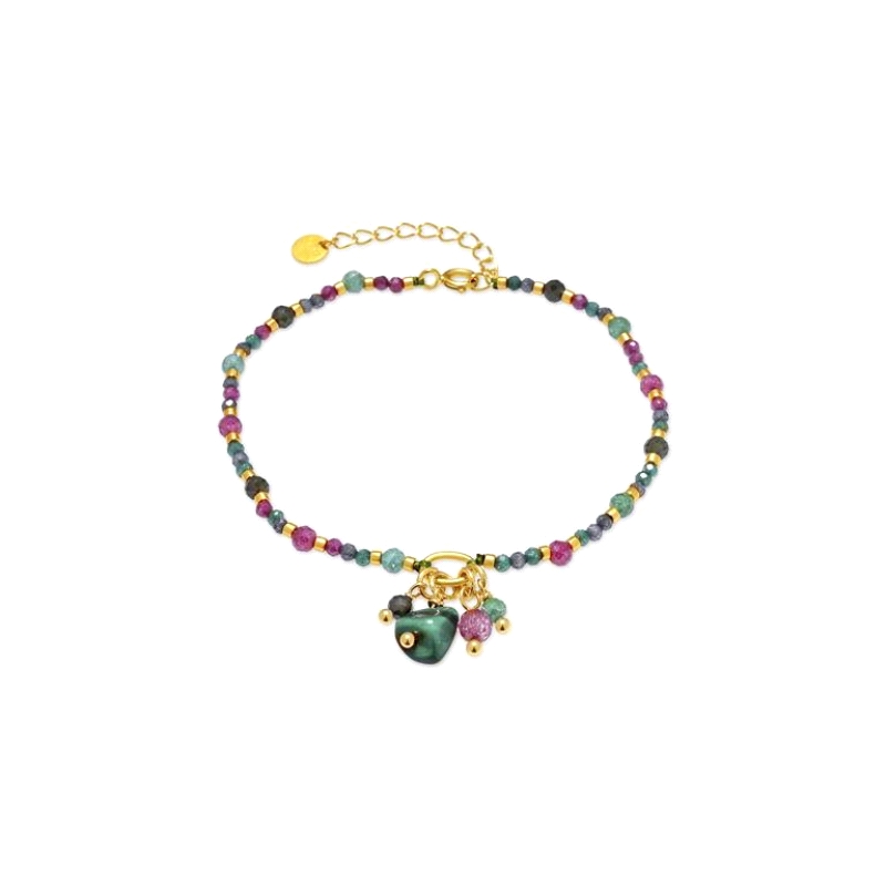 <STRONG>Pulsera cristales verdes y morados Luxenter BXA671YC3000.</STRONG><BR><STRONG>Pulsera Luxenter</STRONG> para<STRONG> muj
