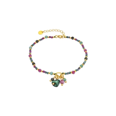<STRONG>Pulsera cristales verdes y morados Luxenter BXA671YC3000.</STRONG><BR><STRONG>Pulsera Luxenter</STRONG> para<STRONG> muj