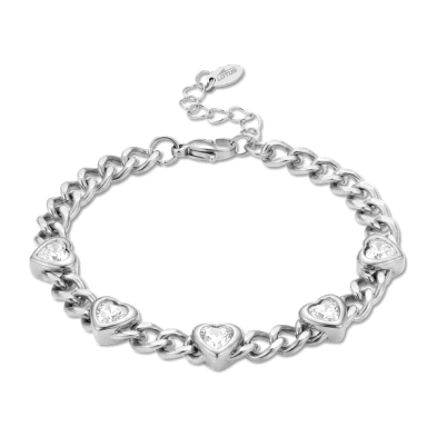 <STRONG>Pulsera Lotus acero LS2778-2/1 mujer&nbsp; <BR>Pulsera</STRONG> para <STRONG>mujer Lotus</STRONG> con tres corazones de 