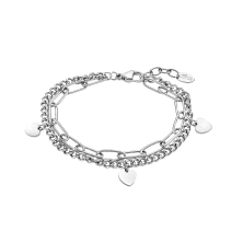 <STRONG>Pulsera Lotus mujer corazones acero LS2314-2/1.</STRONG><BR><STRONG>Pulsera Lotus</STRONG> de<STRONG> mujer</STRONG> for
