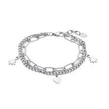 <STRONG>Pulsera Lotus mujer doble acero LS2313-2/1</STRONG> <BR><STRONG>Pulsera</STRONG> para <STRONG>mujer Lotus</STRONG> forma