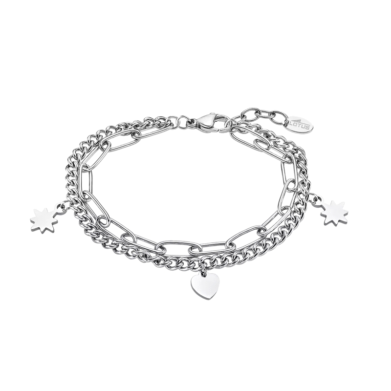 <STRONG>Pulsera Lotus mujer doble acero LS2313-2/1</STRONG> <BR><STRONG>Pulsera</STRONG> para <STRONG>mujer Lotus</STRONG> forma