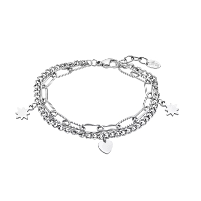 <STRONG>Pulsera Lotus mujer doble acero LS2313-2/1</STRONG> <BR><STRONG>Pulsera</STRONG> para <STRONG>mujer Lotus</STRONG> forma
