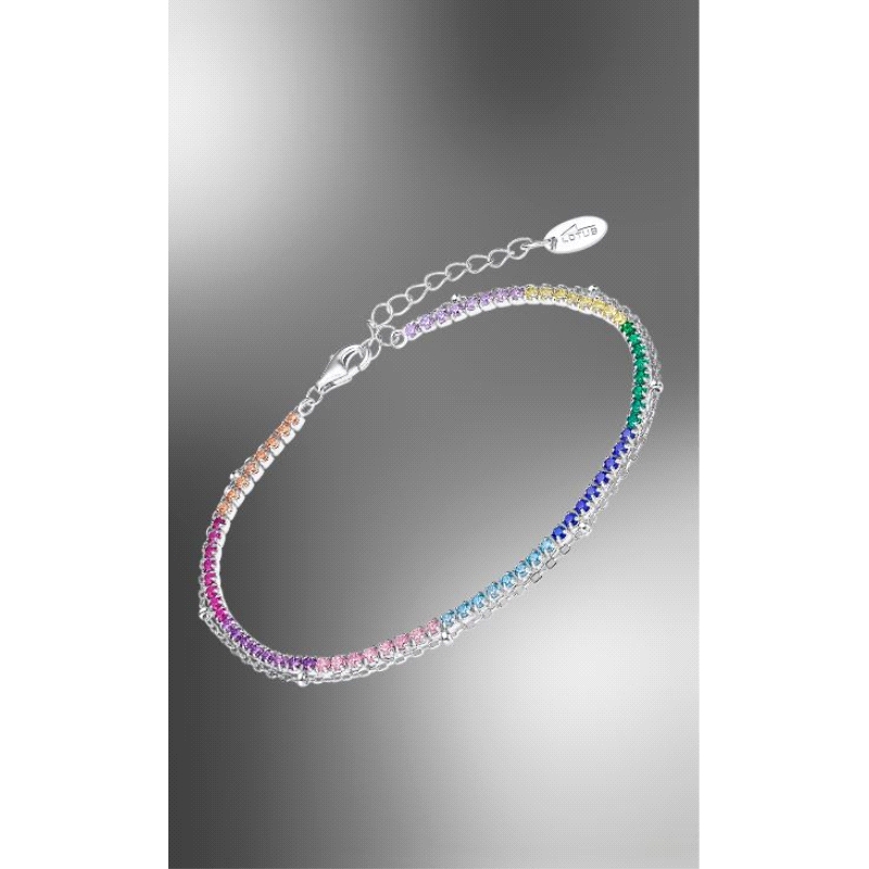 <STRONG>Pulsera Lotus mujer plata multicolor LP3181-2/4</STRONG>. <STRONG>Pulsera Lotus</STRONG> para<STRONG> mujer</STRONG> con