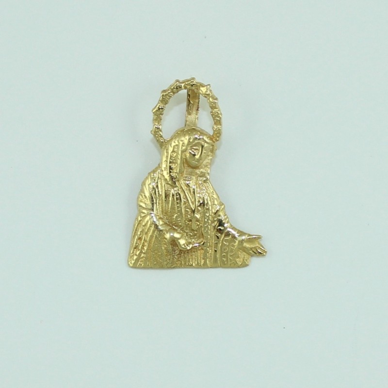 Virgen del Rocio de Málaga medalla 18k Virgen del Rocio de Málaga medalla 18k