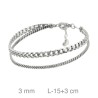 Pulsera Mujer Plata de Ley